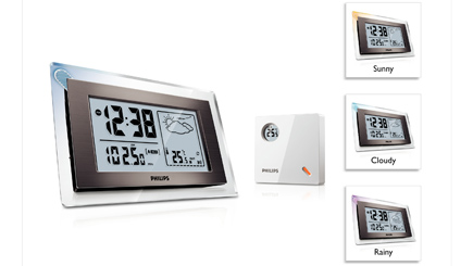 philips Weather Alarm Clock Radio (AJ260)