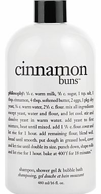 Philosophy Cinnamon Buns 3 in 1 Shower Gel, 480ml