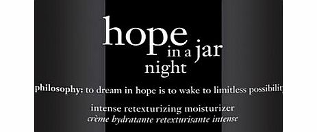 Philosophy Hope in a Jar Night Cream, 60 ml