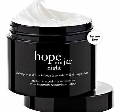 Philosophy hope in a jar night intense