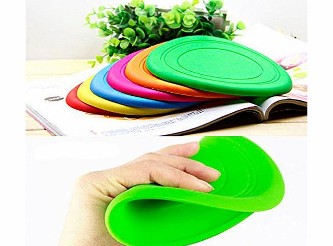 Phoenix B2C UK Foldable Dog Training Toy Frisbee Flying Disc Tooth Resistant Outdoor Large Dog Pet Fetch Toy