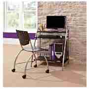 Computer Desk & Chair Set, Black