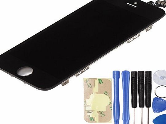 Phonescreentrader For iPhone 5 LCD Display and Touch Screen Digitizer Replacement with tools and adhesive - UK Seller