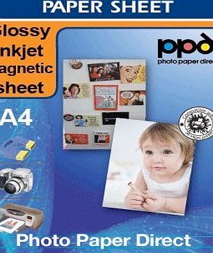 Photo Paper Direct A4 Inkjet Magnetic Paper Sheet Gloss X 5 Sheets