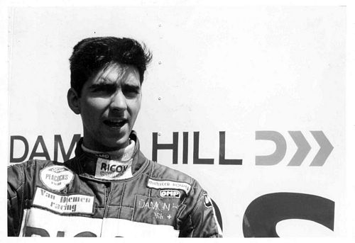 Damon Hill Van Dieman Racing Photo (25cm x 20cm)