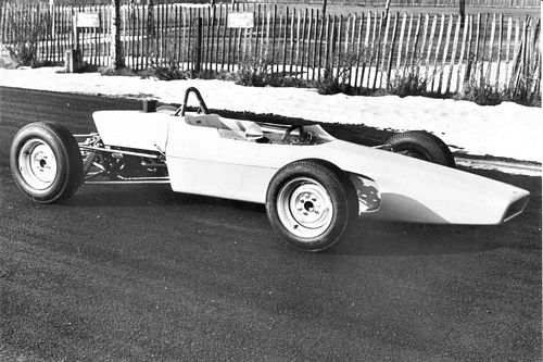 Long Nose Formula Ford Car Profile Black and White Photo (16cm x 10cm)