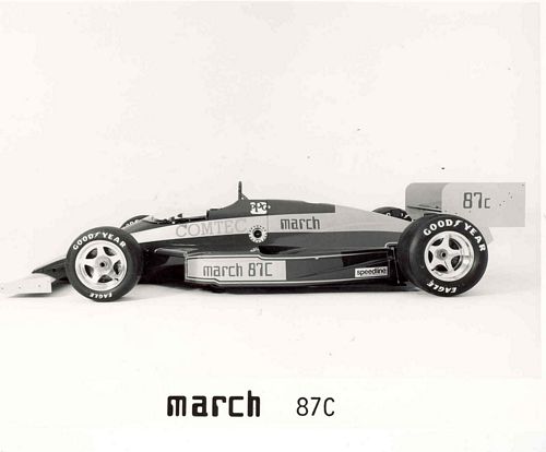 March 87C Side Profile Black and White Photo (21cm x 16cm)