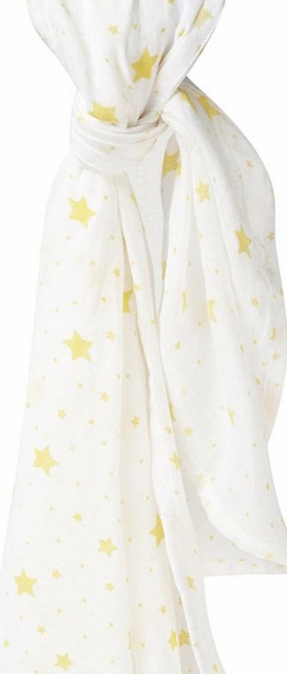 Piccalilly Muslin Yellow Star