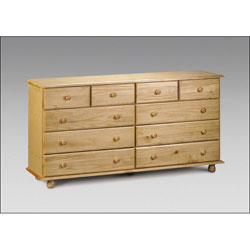 Pickwick - 10 Drawer Chest (Solid Pine)