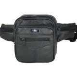 Bum Bag Waist Bag Soft leather in Black Lorenz