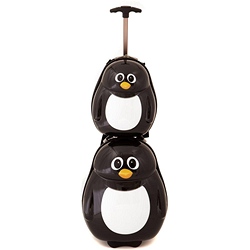 Picture Case Penguin Small 17.5` Case and Backpack Set