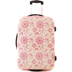 Pink Paisley Medium 24` Trolley Case