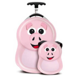 Pookie Pig Small 17.5` Case and Backpack