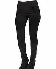 Pieces Funky Fever black high-waisted leggings