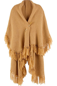 Piedras Exclusive gilet cashmere fringed cardigan