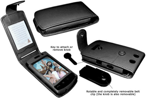 Piel Frama Luxury Case for Blackberry Storm (Ref. 410) Black
