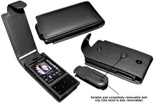 piel frama Luxury Case for HTC Touch Diamond (Ref. 985) Black