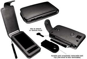 piel frama Luxury Case for Samsung Omnia (Ref. 997) Black