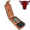 Piel Frama Luxury Leather Case - Sony Ericsson M600i/W950i - Black/Tan