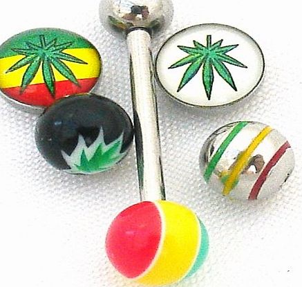 Tongue Bars - Pierced & Modified - Body Jewellery - Logo Tongue Stud - Daddys Girl