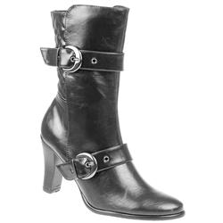 Female Ala808 Textile/Other Lining Comfort Ankle Boots in Black