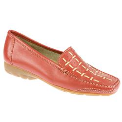 Female Andrea Leather Upper Leather Lining Casual in Red