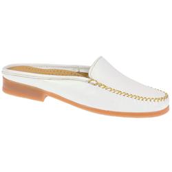 Pierre Cardin Female Mary Leather Upper Leather Lining Mules in White