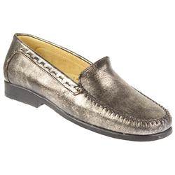 Female Pcnap600 Leather Upper Leather Lining in Pewter