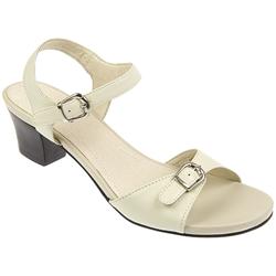 Female Pcpen705 Leather Upper Leather Lining Comfort Sandals in Beige, Black