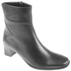 Female Pcpkl606 Textile/Other Upper Leather Lining Ankle in Black