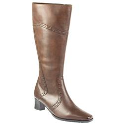 Female Pcpkl611 Leather Upper Textile Lining Calf/Knee in Brown