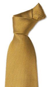 Pierre Cardin Gold Diamond Silk Tie