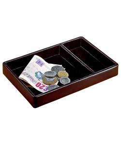 Pierre Cardin Leather Coin/Key Tray and Gift Box