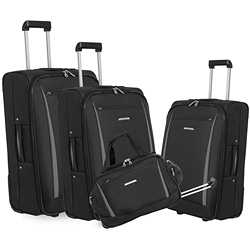 Pierre Cardin Sumo 71/60/50/45cm 4 Piece Luggage Set