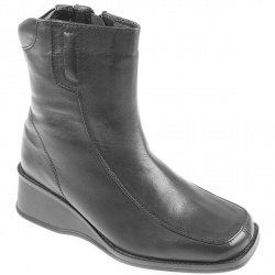 Womens Pclib604 Textile Upper Leather Lining Ankle in Black, Brown