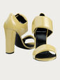 SHOES YELLOW 38.5 IT PIE-T-1901