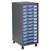 pierre Henry A4 12 multi drawer filing cabinet