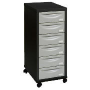 pierre Henry A4 6 multi drawer filing cabinet