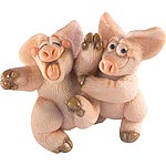 Piggin Tickled Pink Ornament