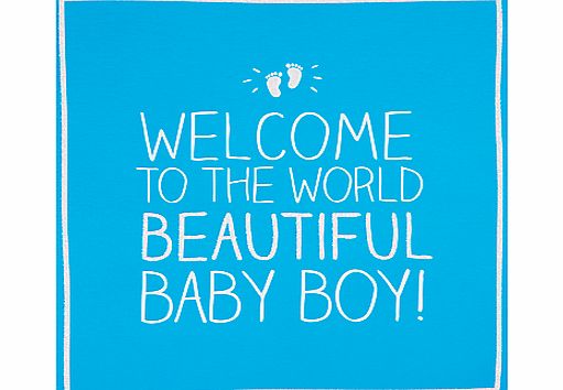 Pigment Beautiful Baby Boy Greeting Card