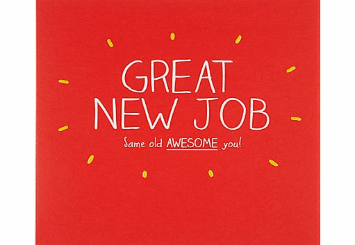 Pigment Great New Job Greeting Card