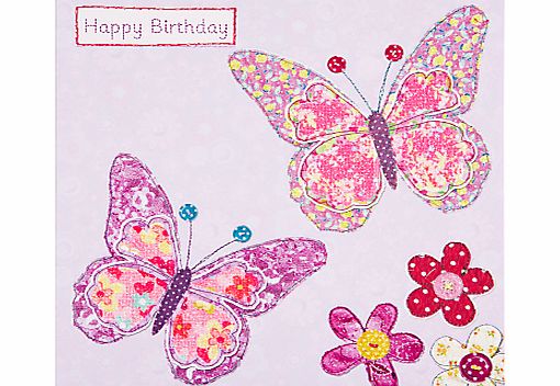 Pigment Two Butterflies Birthday Card