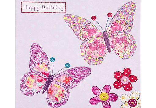 Pigment Two Butterflies Birthday Card