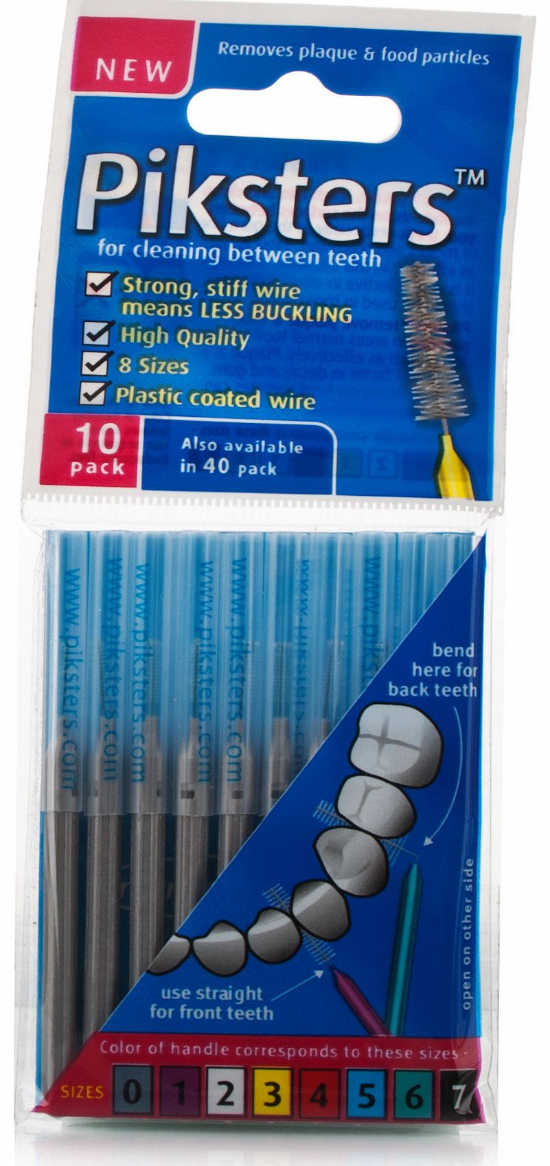 Piksters Interdental Brushes Silver