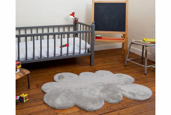 Pilepoil Cloud carpet - Light grey `One size,L