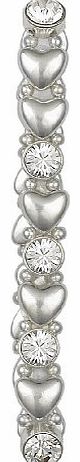 Pilgrim 609002 Bracelet, Silver Plated, Crystal
