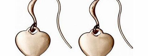 Pilgrim Funky Heart Stud Earrings (925 Silver Plated)...Length: 0.5cm