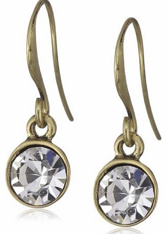Pilgrim Womens Earring Classic Gold Plated, Crystal 651903
