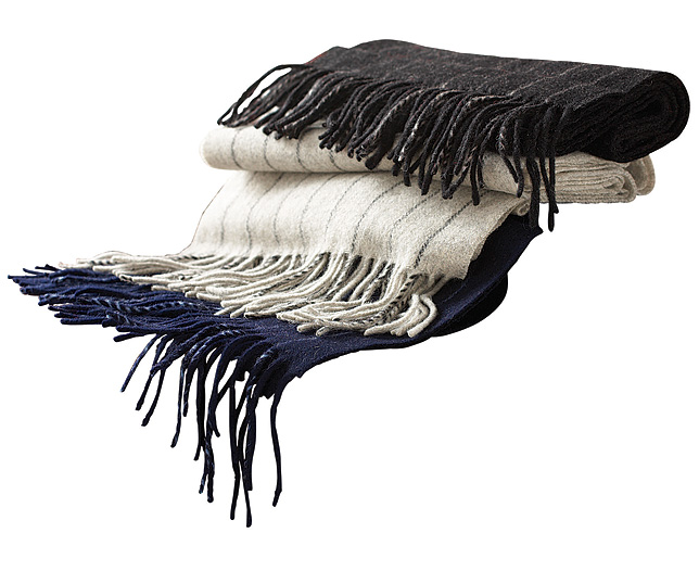 Stripe Scarf - Winter White