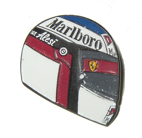 Pinbadges Alesi Helmet Pinbadge